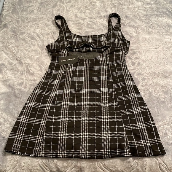 Plaid mini dress - Picture 4 of 5